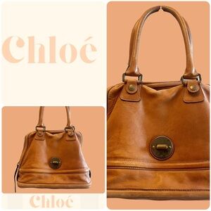 STUNNING!!! Vintage Chloe leather shoulder bag. Hard to let this go!